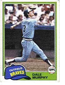 1981 Topps Baseball Cards      504     Dale Murphy